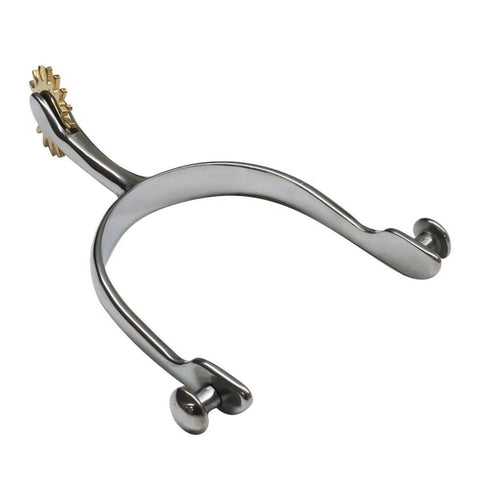 Showman ® Stainless steel gaited / walking horse style spurs.