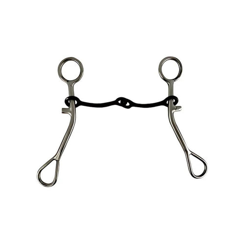 Showman ® Stainless Steel Gag mouth Sweet Iron Mouth bit.