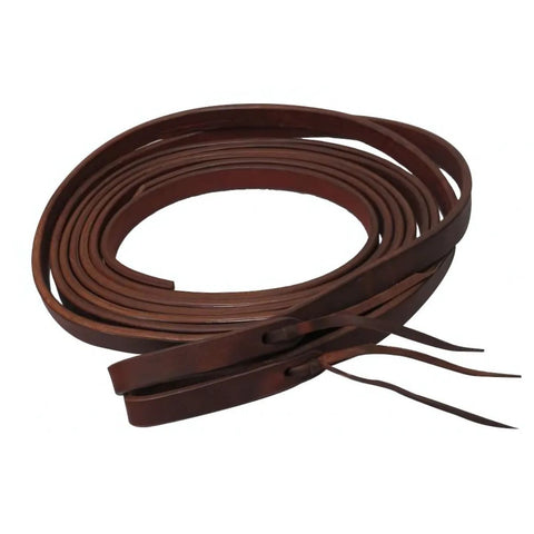 Showman ® 8ft X 5/8" Oiled harness leather split reins.