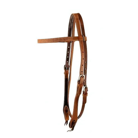 Showman ® Argentina Harness cow leather browband headstall.